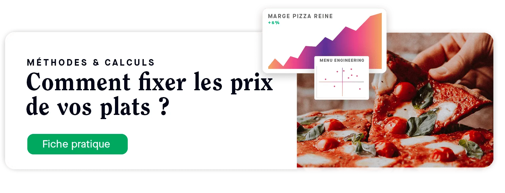 calculer le prix d’un plat en restauration