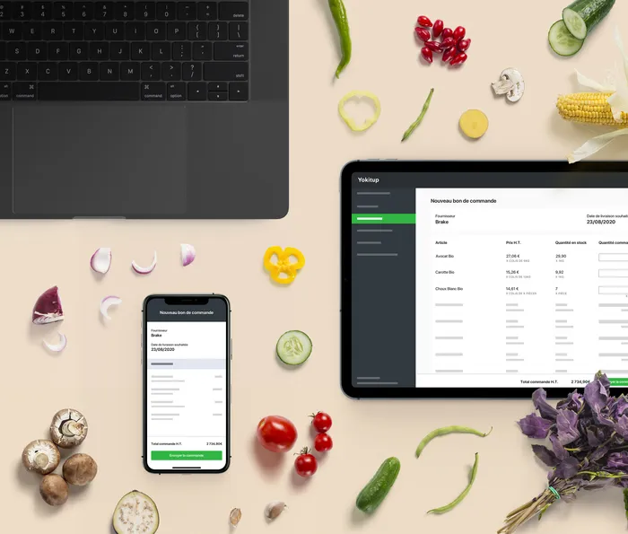 The Yokitup Stock app on computer and mobile