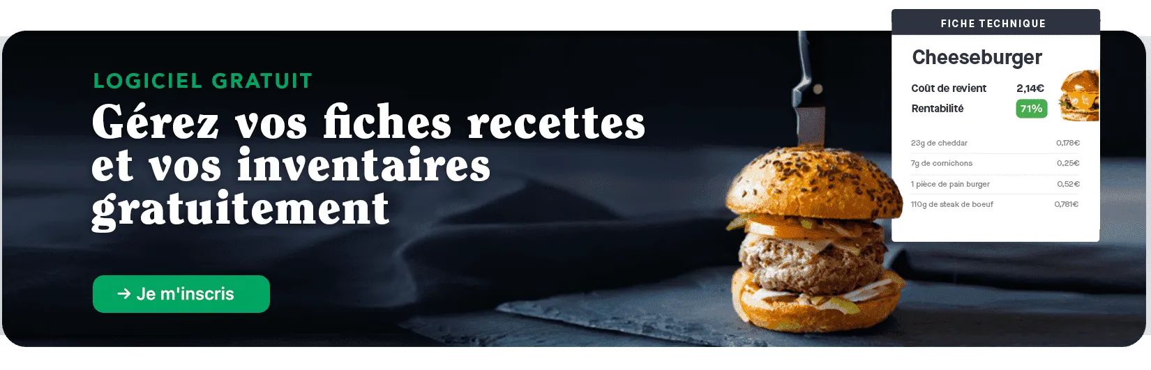 Logiciel de gestion stock restaurant gratuit